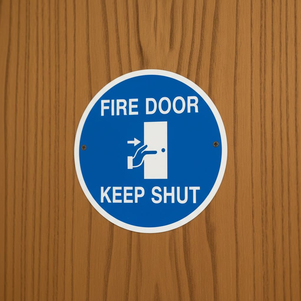 Fire Door Signage: Legal Requirements for UK Commercial Premises