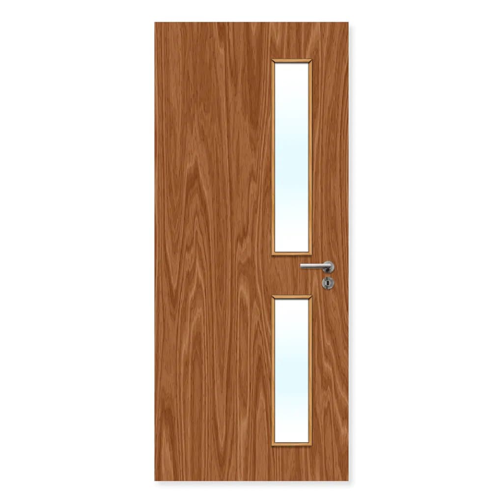FDR 16G Internal Plywood Paint Grade Glazed FD60 Fire Door