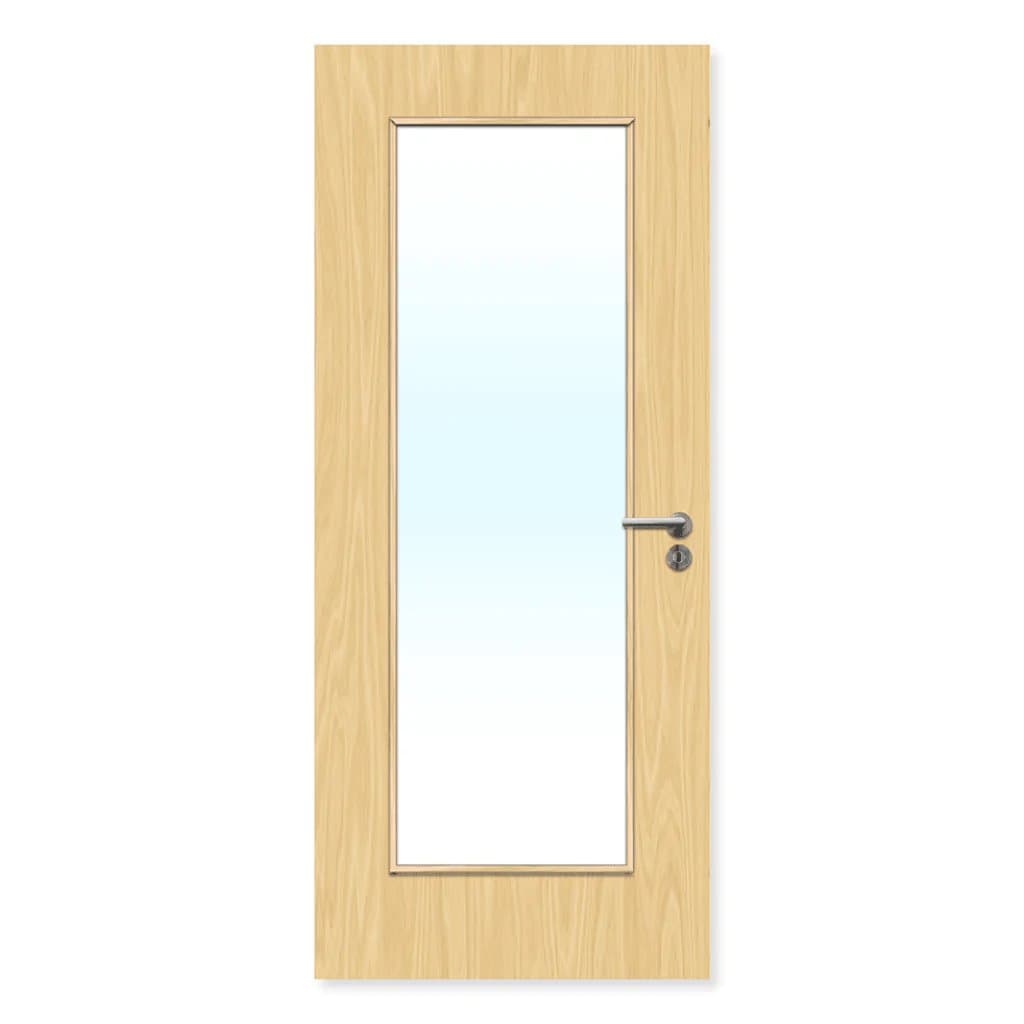 FDR 19G Made To Measure Internal Plywood Paint Grade Glazed FD30 Fire Door