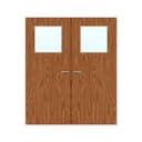 FDR 1G External Plywood Paint Grade Glazed Double FD60 Fire Doors thumbnail 1