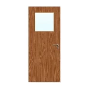 FDR 1G Made To Measure External Plywood Paint Grade Glazed FD60 Fire Door