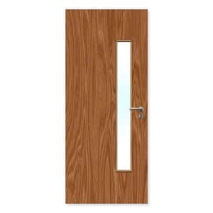 FDR 25G External Plywood Paint Grade Glazed FD30 Fire Door