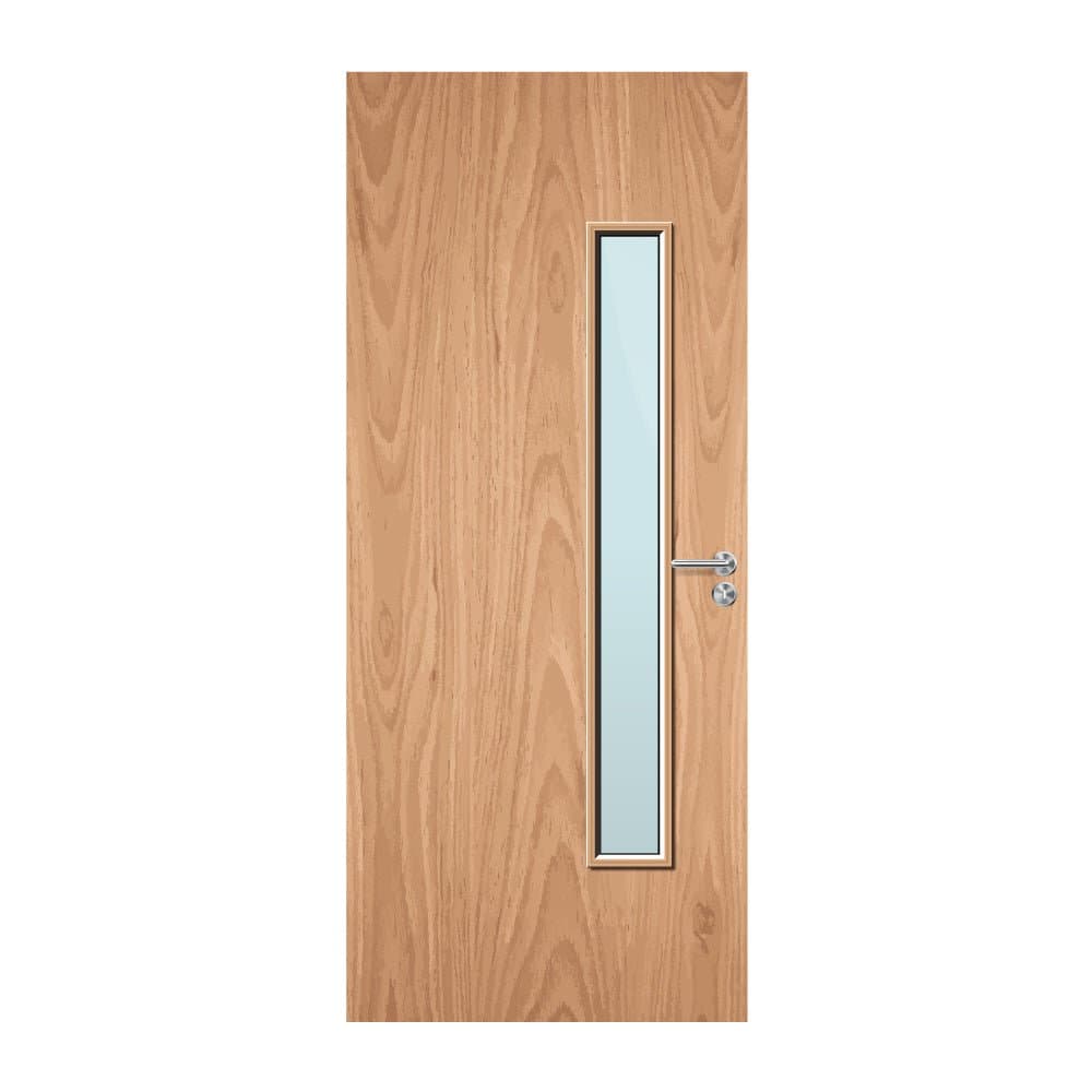 FDR 25G Made To Measure Internal Plywood Paint Grade Glazed FD60 Fire Door