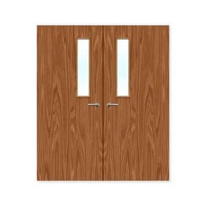 FDR 3G External Plywood Paint Grade Glazed Double FD60 Fire Doors