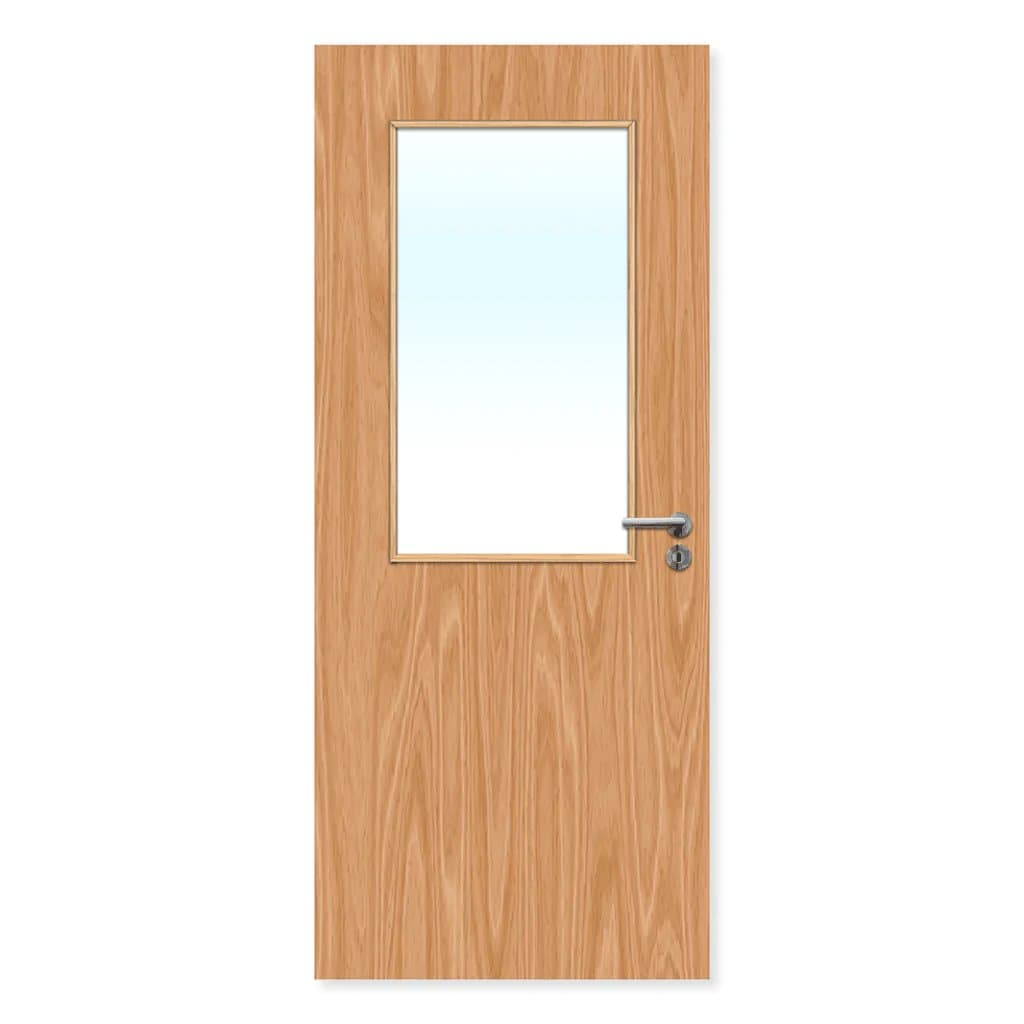 FDR 8G Internal Plywood Paint Grade Glazed FD60 Fire Door