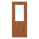 FDR 8G Made To Measure External Plywood Paint Grade Glazed FD30 Fire Door thumbnail 1