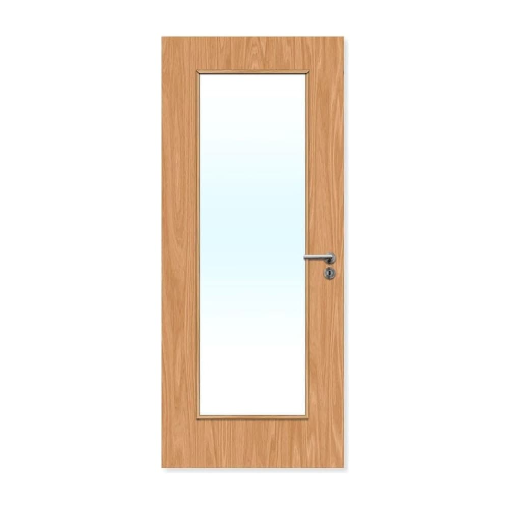 FDR 19G Made To Measure Internal Plywood Paint Grade Glazed FD30 Fire Door